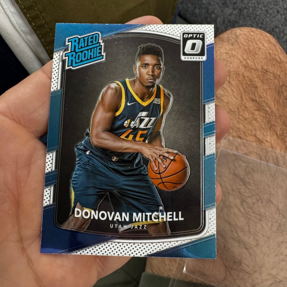 Panini,Trading Card,Mens,OS Donovan Mitchell 2017-18 Donruss Optic Rated Rookie